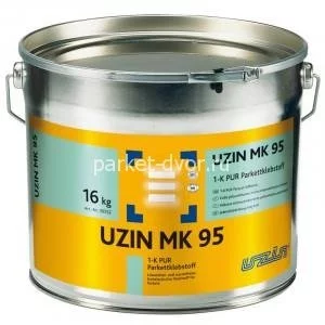 Клей UZIN MK 95 для массивной доски твёрдоэластичный 16 кг
