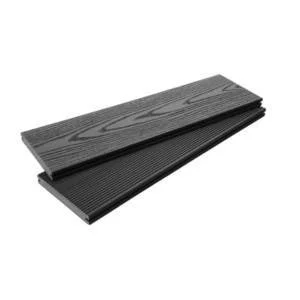 Террасная доска ДПК EcoDecking Tehno Графит 20х140х4000 мм