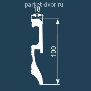 Плинтус CoSca PX033 с подсветкой 15х85х2000 мм (пог. м)