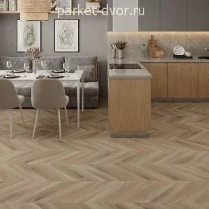 Виниловая плитка Alpine Floor Chevron Alpine LVT Еco 20−6B Дуб Синистра