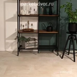Кварцвиниловая плитка ПВХ Vinilam Ceramo XXL 2,5 мм 71615 Бетон Белый