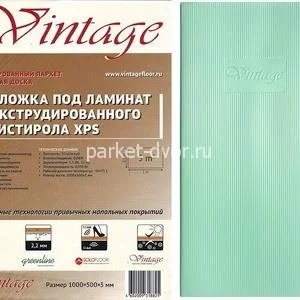 Подложка Vintage листовая зелёная 5 мм