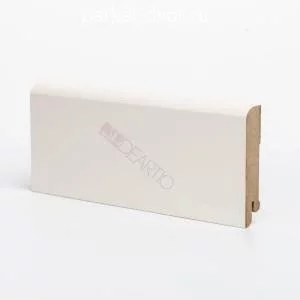 Плинтус Deartio Universal U102-80 RAL 9010 Кремовый 16х80х2050 мм (пог. м)