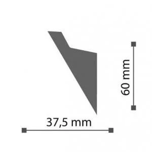 Карниз NMC Wallstyl IL4 с подсветкой 37х60х2000 мм (пог. м)