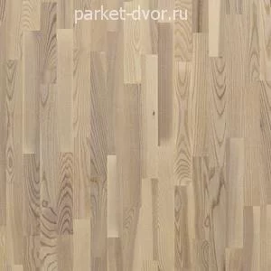 Паркетная доска Polarwood Ясень Living White Matt 3S