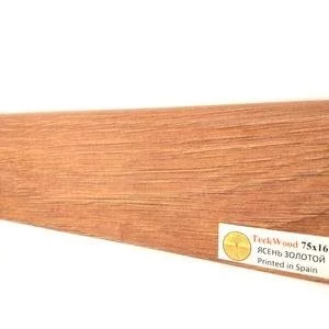 Плинтус TeckWood Ясень Золотой 16х75х2150 мм (пог. м)