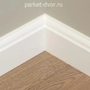 Плинтус Rico Color HSP 18х80 Белый под покраску