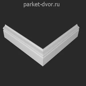 Плинтус Deartio P11.80.22 Белый под покраску 22х80х2070 мм (пог. м)