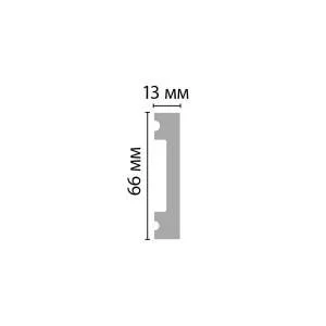 Плинтус Decomaster D157-112 ДМ 13х66х2900 мм (пог. м)