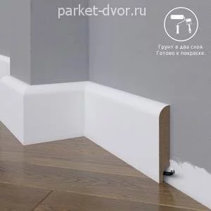 Плинтус Madest Decor 10-100-18 Под покраску 18х100 мм (пог. м)