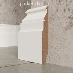 Плинтус Evrowood Белый PN 090 19х100х2000 мм (пог. м)