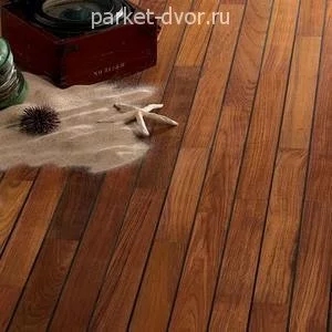 Массивный паркет для ванных Navylam+ Тик 9х88 мм