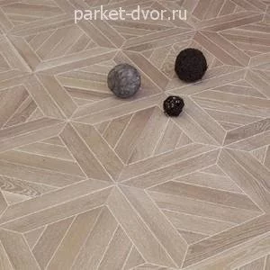 Инженерный модульный паркет Kochanelli Квадро Дуб Светлый 441х441х15 мм
