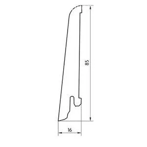Плинтус МДФ Kronopol P85 4922 Downing Oak 16х85 мм (пог. м)