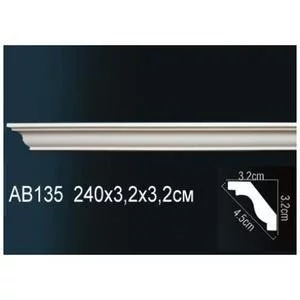 Карниз Перфект AB135F гибкий 32х32х2400 мм