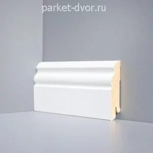 Плинтус Deartio Universal U105-80 Белый 16х80х2050 мм (пог. м)