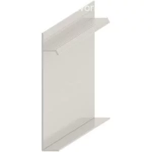 Плинтус Pro Design Universal 235 скрытый Анодированный 14.5х80 мм (пог. м)