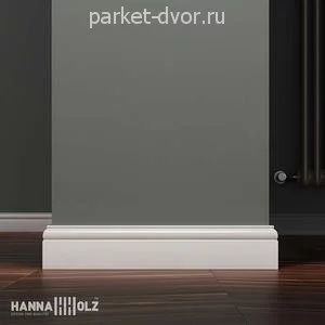 Плинтус Hannahholz Aktuell Weiss 305 16х81 мм (пог. м)