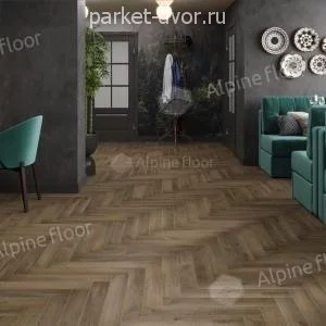 Ламинат Alpine Floor Herringbone 12 Pro LF106-11B Анжу