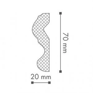 Карниз NMC Nomastyl N 20х70х2000 мм (пог. м)