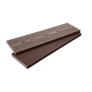 Террасная доска ДПК EcoDecking Tehno Шоколад 20х135х3000 мм