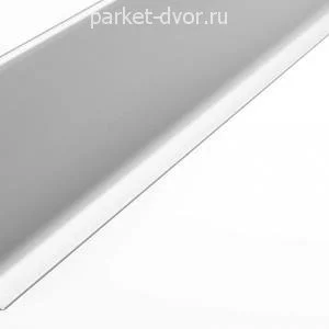 Алюминиевый плинтус Лука Пл 80-501 Серебро 11х80 мм (пог. м)