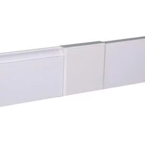 Плинтусный блок Finitura Decor F2 Белый 70 мм