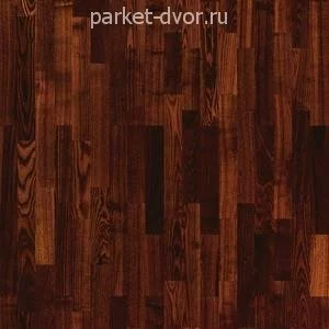 Паркетная доска Tarkett Salsa Ясень Коньяк Глянец 3-полосный