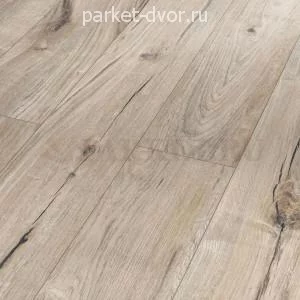 Массивная доска Parketoff Дуб состаренный в цвет заказчика Лак Натур 20х130 мм