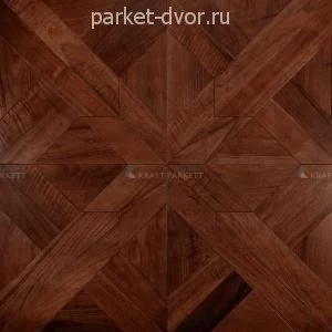 Инженерный модульный паркет Kraft Parkett арт. М23 Орех Натур 14х600х600 мм