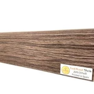 Плинтус TeckWood Дуб Серый 16х75х2150 мм (пог. м)
