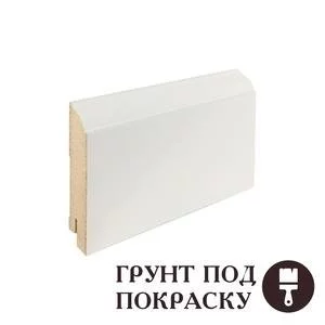 Плинтус МДФ Finitura Decor P Под покраску 16х80 мм (пог. м)
