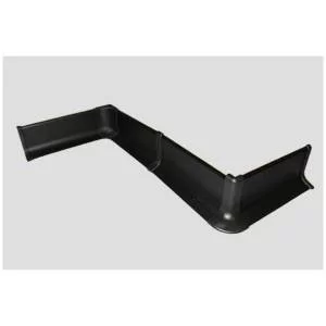 Алюминиевый плинтус самоклеющийся Effector Q63.005 Чёрный 16.8х40х2700 мм (пог. м)