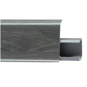 Плинтус пластиковый Winart Tera 727 Сильвер 24х72 мм (пог. м)
