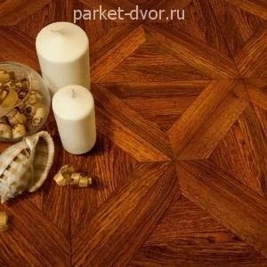 Инженерный модульный паркет Kochanelli Квадро Дуб Луче 441х441х15 мм