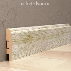 Плинтус МДФ CoSca Artiva EP07 Дуб Перламутровый 16х80х2400 мм (пог. м)