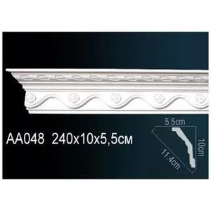 Карниз Перфект AA048F гибкий 55х100х2400 мм