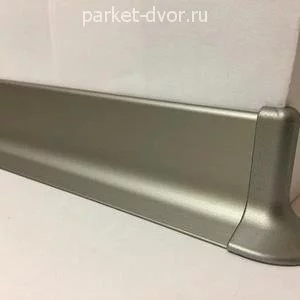 Алюминиевый плинтус самоклеющийся Effector Q63.07 Инокс16.8х40х2700 мм (пог. м)