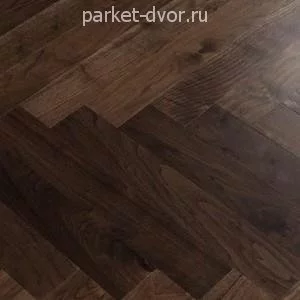 Инженерный паркет Vecchio Parquet Венгерская ёлка Орех Монреаль 14х90х700 мм