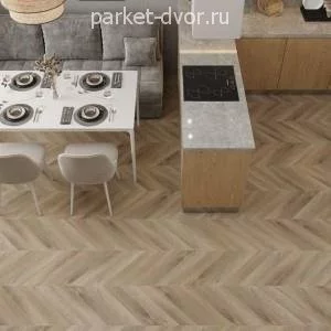 Виниловая плитка Alpine Floor Chevron Alpine LVT Еco 20−6B Дуб Синистра
