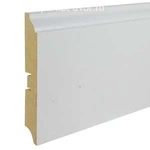 Плинтус Smartprofile Paint 120B белый МДФ 120х16 мм (пог. м)