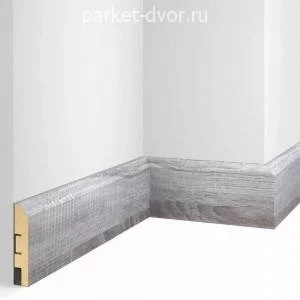 Плинтус МДФ CoSca Artiva WP07 Дуб Рейн 16х80х2400 мм (пог. м)