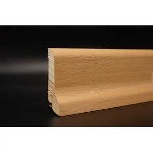 Плинтус деревянный Pedross Бук 22х60х2500 мм (пог. м)