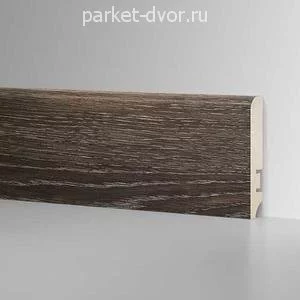 Плинтус Hannahholz Aktuel Design №22 Дуб Тёмный 16х81 мм (пог. м)