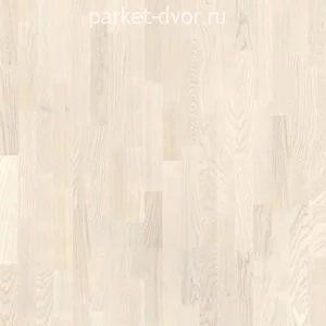 Паркетная доска Tarkett Salsa Art Ясень White Pearl 3-полосный