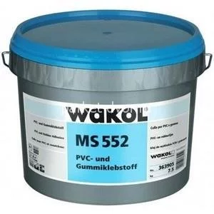 Клей для ПВХ и резиновых покрытий WAKOL MS 552 7,5 кг