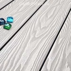 Террасная доска ДПК Terrapol Смарт 3D Дуб беленый 22х130х4000 мм