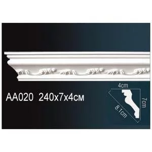 Карниз Перфект AA020F гибкий 40х70х2400 мм