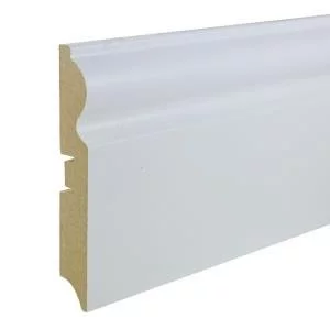 Плинтус Smartprofile Paint 110C белый МДФ 110х16 мм (пог. м)