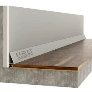 Плинтус Pro Design 570 Corner щелевой Анодированный 15.5х30х2700 мм (пог. м)
